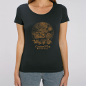 T-Shirt Lady Travel noir